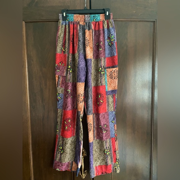 Patchwork pattern hippie pants - Picture 1 of 5